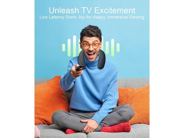 HomeSpot JY508 Wireless Neckband Speaker - 3D Stereo Sound, 12 Hrs Play Time, Low Latency for Gaming/TV, Type-C Quick Charging, Wearable Speaker...