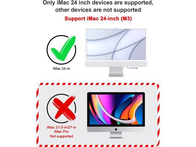8-in-1 iMac USB Adapter with HDMI 4K@60hz, USB 3.0 5Gbps, SD/TF Card Reader,USB C Dock for iMac 24 inch, iMac Hub for 2021 iMac 24 inch (M1)/2023...