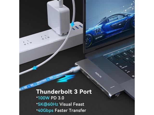 USB C Adapter for MacBook Pro 2022 2021 2020, MacBook Pro USB Adapter, 7 in 2 MacBook Pro Accessories for MacBook Pro/Air M1M2M3, Mac Dongle with...
