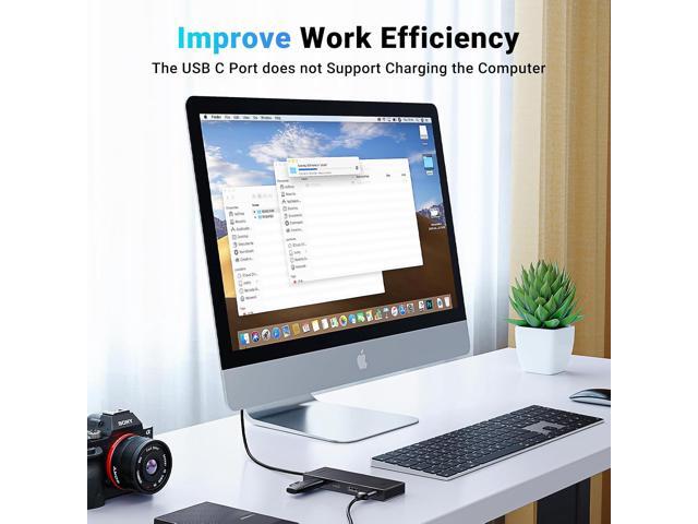 UGREEN USB C Hub, 10Gbps 4 in 1 USB 3.2 Adapter with 2 USB-C 3.2 and 2 USB-A 3.2, 4 Ports USB C Splitter Extender for MacBook Pro/Air, iPad Pro,...