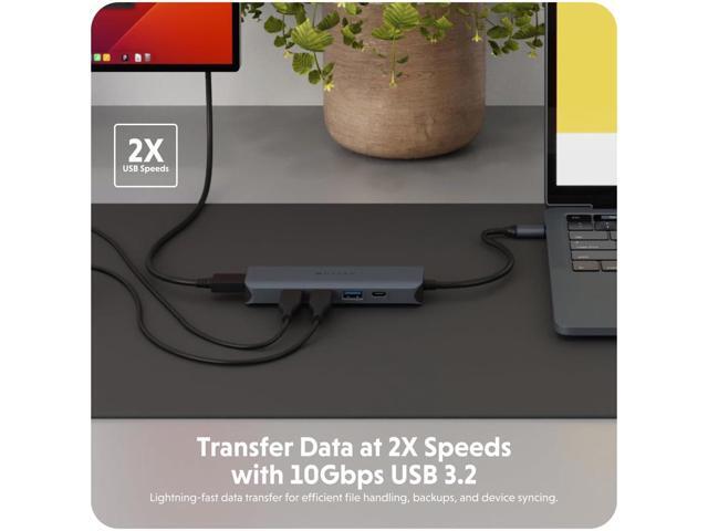 HyperDrive Next 6 Port USB-C Hub with 3X USB-A