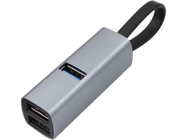 RIIEYOCA Type C to USB 3.0 Hub,3-Port USB C to USB Hub Extender, USB 2.0 Hub, Mini Aluminium Portable 3-Port Splitter Storage USB Hub Expansion Hub.
