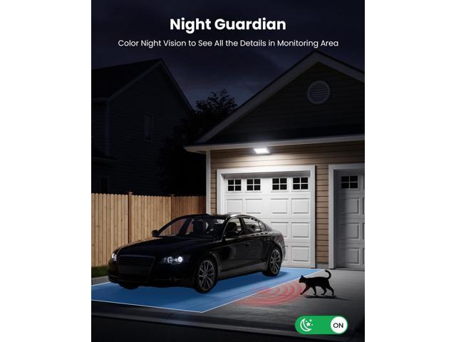 Solar Security Cameras Wireless Outdoor, 3MP Pan Tilt 360°WiFi Camera with Color Night Vision/PIR Sensor/2-Way Audio/Alexa/Google Assistant