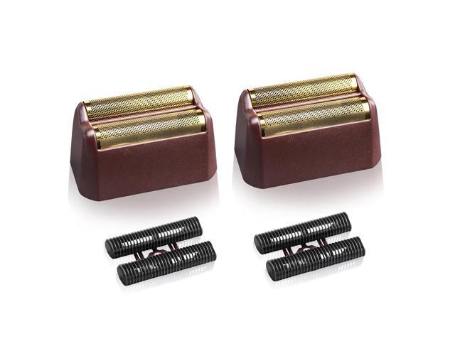 2 Pack Professional 5 Star Series Finale Shaver Replacement Foil and Cutter Bar Assembly Compatible with wahl Shaver Foil 7031-100, 7043-100 Super.