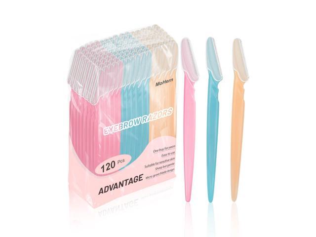 Eyebrow Razor for Women, 120 Pcs Dermaplaning Tool for Face Professional, Face Razor for Women Facial Hair Remover
