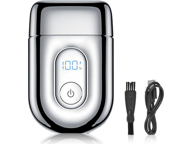 Electric Razor for Men, Electric Foil Shavers for Women,Mini Foil Shaver with Double Floating Blades, IPX7 Waterproof Wet/Dry Shaver, 90 Min...