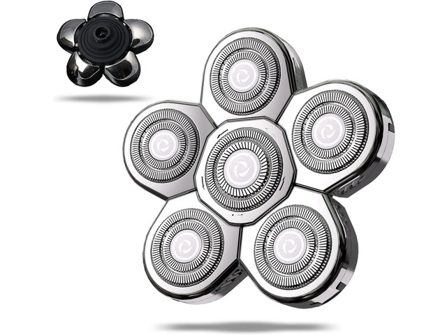 Head Shaver Replacement Heads,Head Shaver Replacement Blades, Head Shavers for Bald Men,Head shavers for Men, Stainless Steel Rotary Blades for...