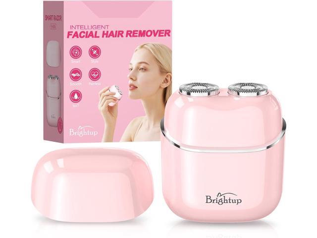 Facial Hair Removal for Women - Painless Electric Face Shaver for Peach Fuzz & Sensitive Skin, USB-C Rechargeable Hair Remover for Upper Lip &.