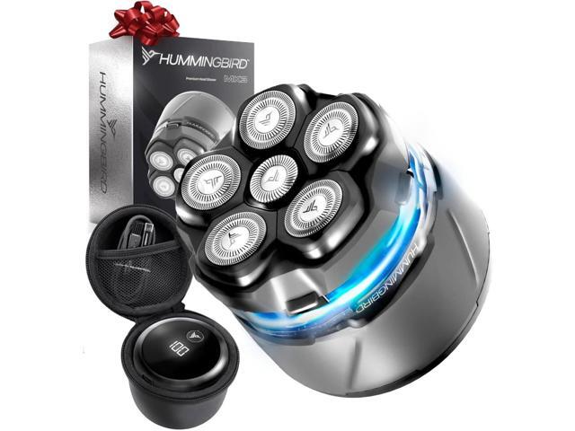 HUMMINGBIRD MK3 Stealth Edition Electric Head Shaver - No Nick Electric Razor for Men, Cordless USB C Rechargeable, Waterproof Wet/Dry Shave, 6...