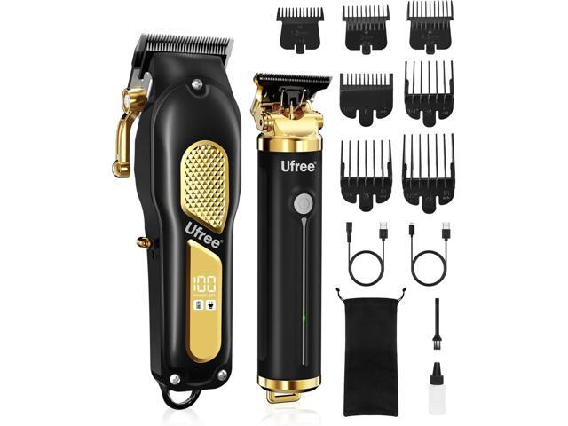 Ufree Hair Clippers for Men, Clippers and Trimmers Set, Cordless Barber Clippers, Grooming Kit, Gifts for Men