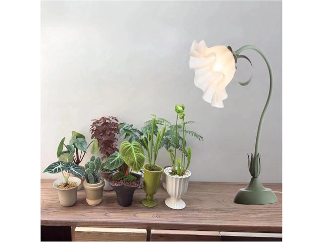 Table Top Grow Light for Indoor Plants Decorative Desk Plant Light for Succulents Bonsai Cactus, Adjustable Desktop Grow Lights with Base, Cute...