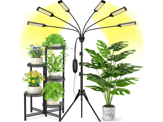 LED Grow Lights for Indoor Plants Full Spectrum, 540 LEDs Plant Lights for Indoor Growing with 58' Adjustable Stand, Plant Grow Lights with Auto...
