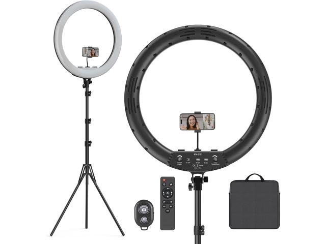 Hagibis 21 inch Ring Light with Stand Outer 55W 5600k Dimmable LED Light, Tripod Stand,and Phone HolderRemote Controller,Carrying Bag CRI 97+...