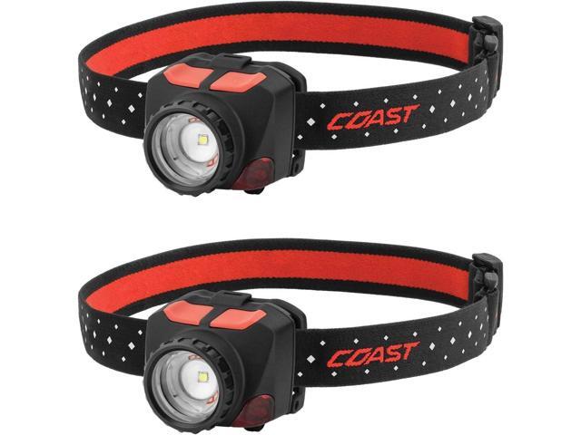 Coast FL84 575 Lumen Dual Color Focusing LED Headlamp 2-Pack
