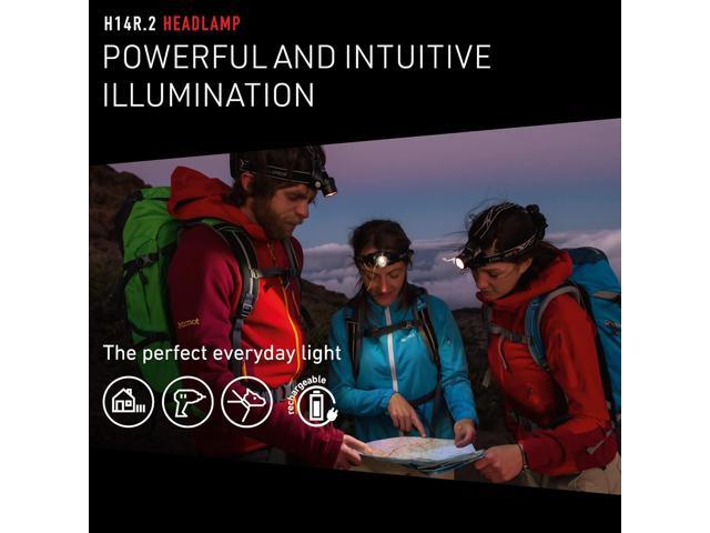 Ledlenser, H14R.2 Rechargeable Headlamp, High Power LED, 1000 Lumens, Hands-Free Light for Everyday and Outdoor Use, Hunting, Fishing, Hiking,...