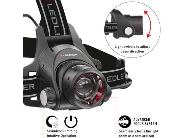 Ledlenser, H14R.2 Rechargeable Headlamp, High Power LED, 1000 Lumens, Hands-Free Light for Everyday and Outdoor Use, Hunting, Fishing, Hiking,...