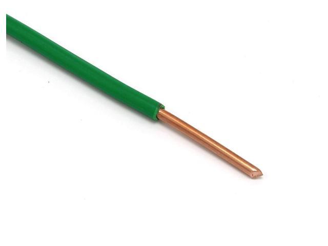 THE CIMPLE CO Ground Wire, 10 FT, Solid Copper Core, 12 AWG Wire, Indoor/Outdoor, PVC Jacket, Residential, Commercial, Industrial, THHN/THWN, 12...