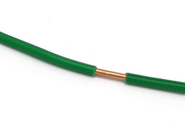 THE CIMPLE CO Ground Wire, 10 FT, Solid Copper Core, 12 AWG Wire, Indoor/Outdoor, PVC Jacket, Residential, Commercial, Industrial, THHN/THWN, 12...