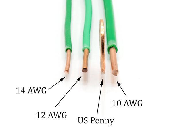 THE CIMPLE CO Ground Wire, 10 FT, Solid Copper Core, 12 AWG Wire, Indoor/Outdoor, PVC Jacket, Residential, Commercial, Industrial, THHN/THWN, 12...