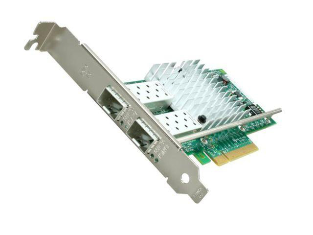 INTEL X520-DA2 CNA 10GBE PCI-E 2.0 X8 5.0 GT/S ( 2 ) TWO SFP TRANSCEIVER PORTS CONVERGED NETWORK ADAPTER - EX520DA2G2P5