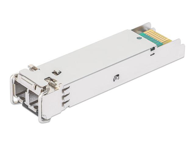 Intellinet Industrial Gigabit Fiber SFP Optical Transceiver Module, 1000Base-SX (LC) Multi-Mode Port, 550 m, MSA-compliant for Maximum...