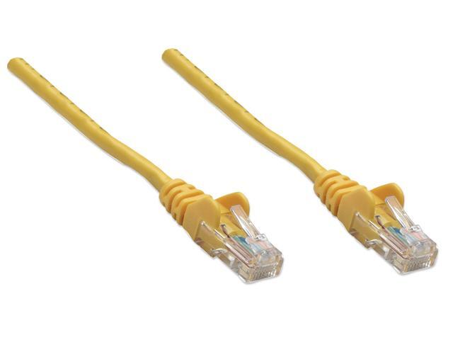 Intellinet Network Cable, Cat5e, UTP, RJ45 Male / RJ45 Male, 10.5 m (35 ft.), Yellow