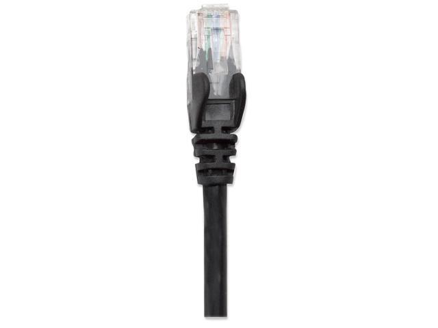 Intellinet Network Cable, Cat5e, UTP, RJ45 Male / RJ45 Male, 22.5 m (75 ft.), Black