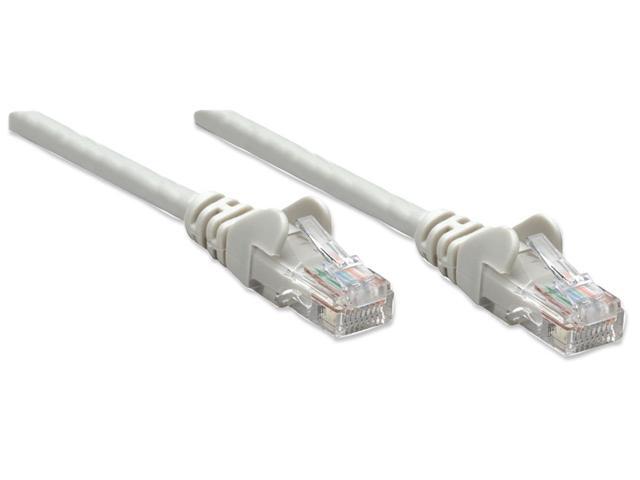 Intellinet Network Cable, Cat5e, UTP, RJ45 Male / RJ45 Male, 22.5 m (75 ft.), Gray