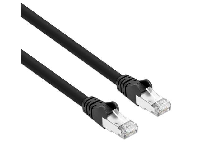 Intellinet Cat8.1 S/FTP Network Patch Cable, 14 ft., Black, 40G, 2 GHz, 100% Copper, 24 AWG, RJ45, Stranded, Snag-free, Gold-plated Contacts