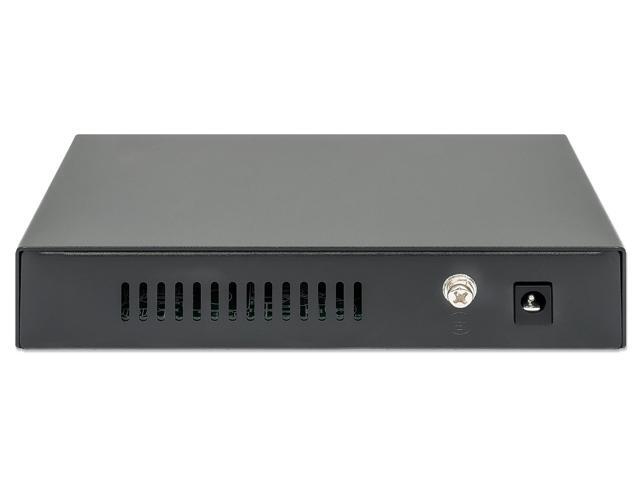 Intellinet 5-Port Gigabit Ethernet PoE+ Switch with SFP Port, Four PSE PoE Ports, IEEE 802.3at/af (PoE+/PoE) Compliant, PoE Power Budget of 91 W,...