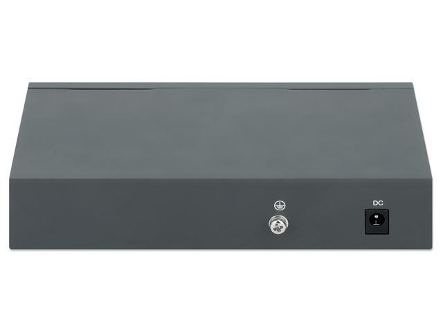 Intellinet 5-Port PoE++ Switch with 4 Gigabit Ethernet Ports and 1 RJ45 Gigabit Uplink Port, IEEE 802.3bt (4PPoE) Compliant, Four PSE PoE++ Ports...