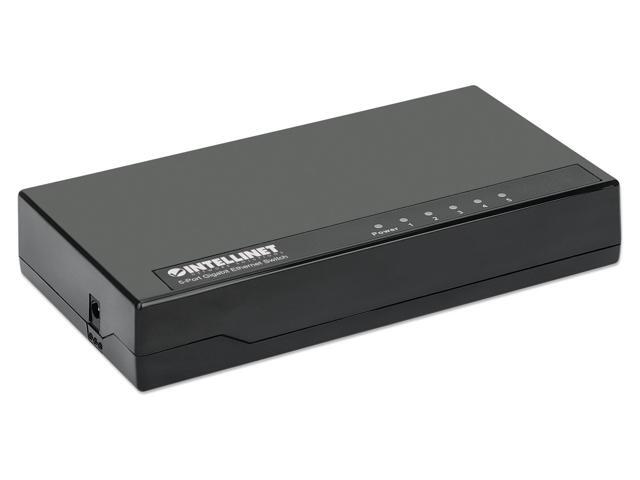 Intellinet 5-Port Gigabit Ethernet Switch - Fast & Reliable Network Hub for Home/Office, Plug-and-Play Installation, Eco-Friendly, Compact Design -...