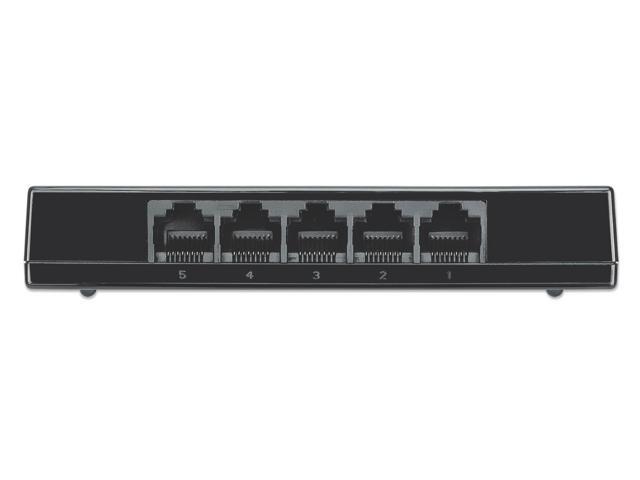 Intellinet 5-Port Gigabit Ethernet Switch - Fast & Reliable Network Hub for Home/Office, Plug-and-Play Installation, Eco-Friendly, Compact Design -...