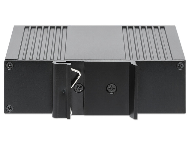 Intellinet Industrial Gigabit Media Converter and PoE++ Injector, 10/100/1000Base-TX to SFP Slot, PoE Injector Function, 90 W, IEEE 802.3bt (4PPoE)...