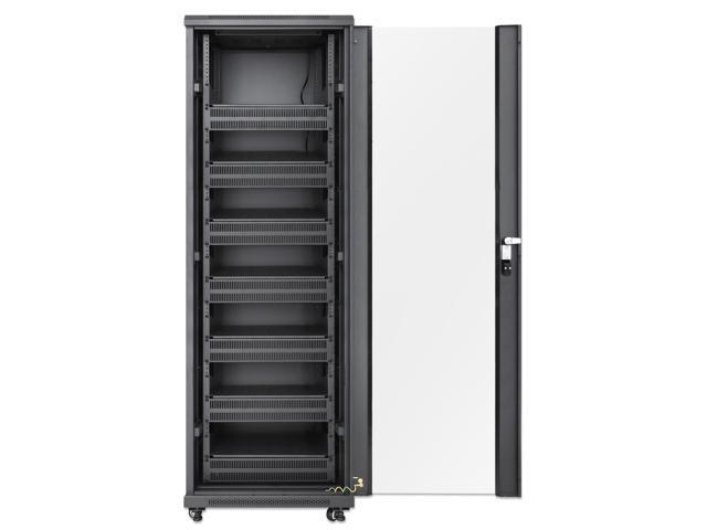 Intellinet Pro Line Network Cabinet with Integrated Fans, 38U, 23.6 in. (600 mm) Depth and Width, Roof-mounted Two-fan Ventilation Unit, Assembled,...