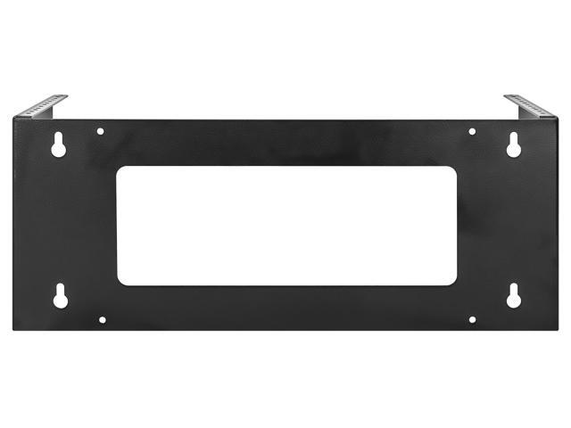 Intellinet Vertical Wall Mount Rack Bracket for 19' Equipment, 4U, Space-Saving Mini-Rack to Mount 19 in. Network Equipment Vertically on a Wall or...