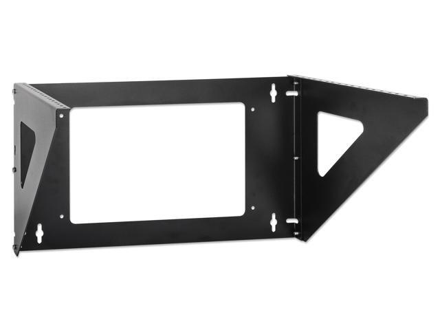 Intellinet Vertical Wall Mount Rack Bracket for 19' Equipment, 6U, Space-Saving Mini-Rack to Mount 19 in. Network Equipment Vertically on a Wall or...