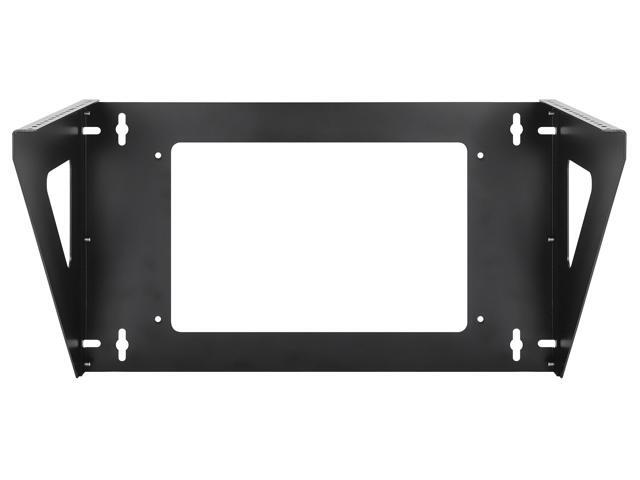 Intellinet Vertical Wall Mount Rack Bracket for 19' Equipment, 6U, Space-Saving Mini-Rack to Mount 19 in. Network Equipment Vertically on a Wall or...