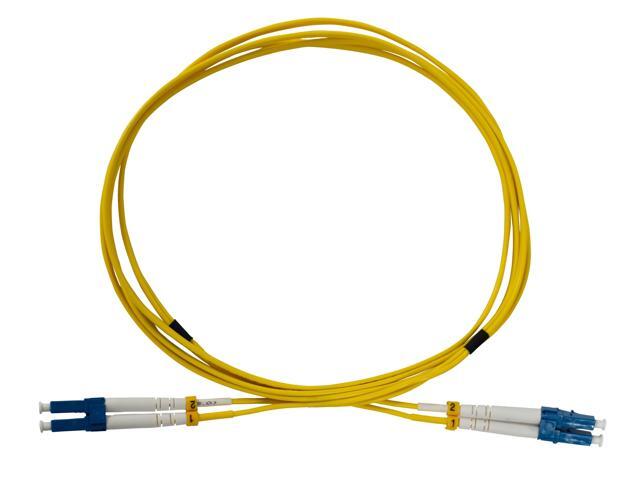 Intellinet 30 m LC to LC UPC Fiber Optic Patch Cable, 2.0 mm, Duplex, OFNR, Singlemode BIF, Yellow, 9/125 µm, Bend Insensitive Fiber Cable...