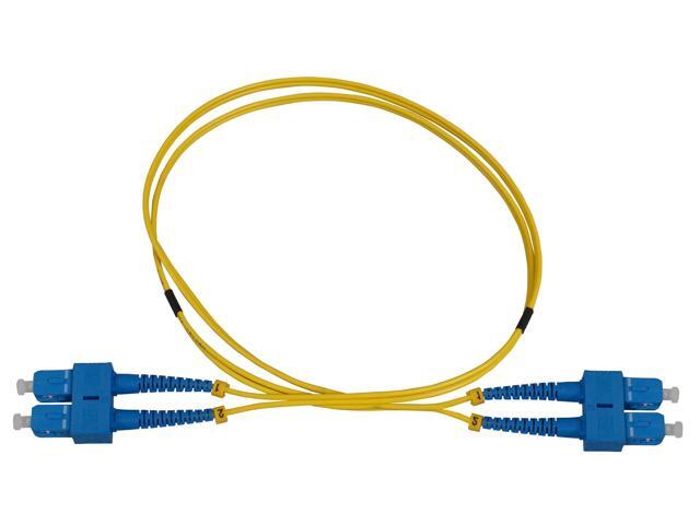 Intellinet 7 m SC to SC UPC Fiber Optic Patch Cable, 2.0 mm, Duplex, OFNR, Singlemode BIF, Yellow, 9/125 µm, Bend Insensitive Fiber Cable G.657.A1,...