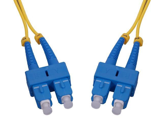 Intellinet 10 m SC to SC UPC Fiber Optic Patch Cable, 2.0 mm, Duplex, OFNR, Singlemode BIF, Yellow, 9/125 µm, Bend Insensitive Fiber Cable...