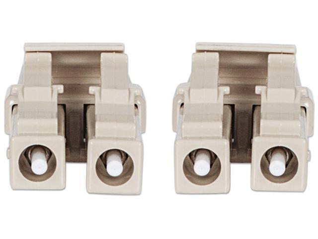 Intellinet 1 m LC to LC UPC Fiber Optic Patch Cable, 2.0 mm, Duplex, OFNR, OM4 Multimode, Aqua, 50/125 µm, Bend Insensitive Multimode Fiber...