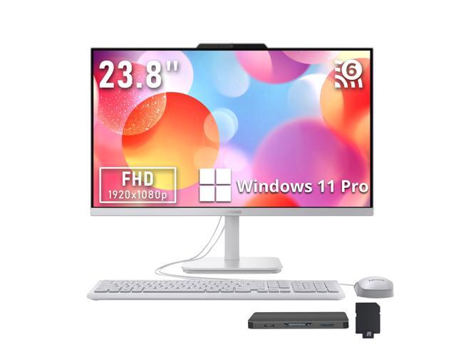 Lenovo A100 23.8' FHD All-in-One Desktop, Intel N100, 32GB RAM, 3TB Storage(2TB SSD+1TB Docking Station), Intel UHD Graphics, HD Webcam, Keyboard &.
