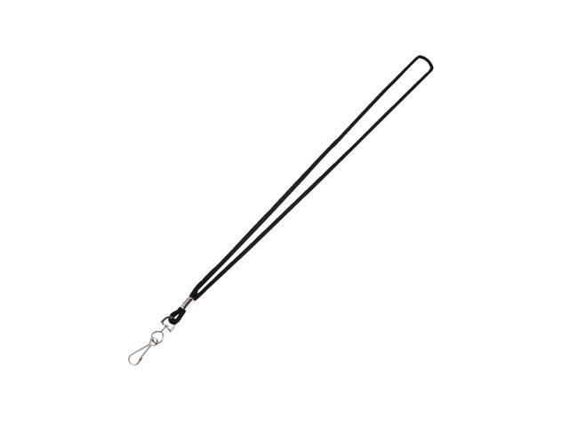 Office Depot® Brand Lanyards, Black, Pack Of 10