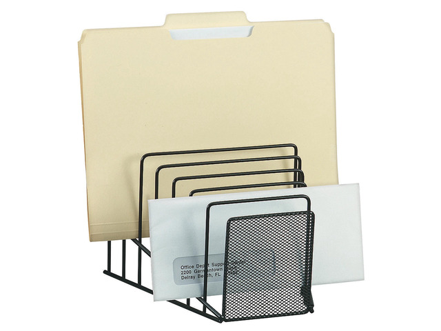 Office Depot Brand Mesh Wire Step File, Black
