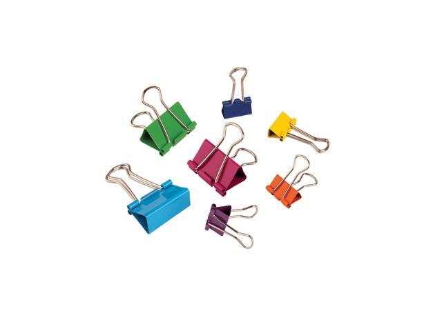 Office Depot® Brand Fashion Binder Clips, Assorted Sizes, Assorted Colors, Pack Of 65