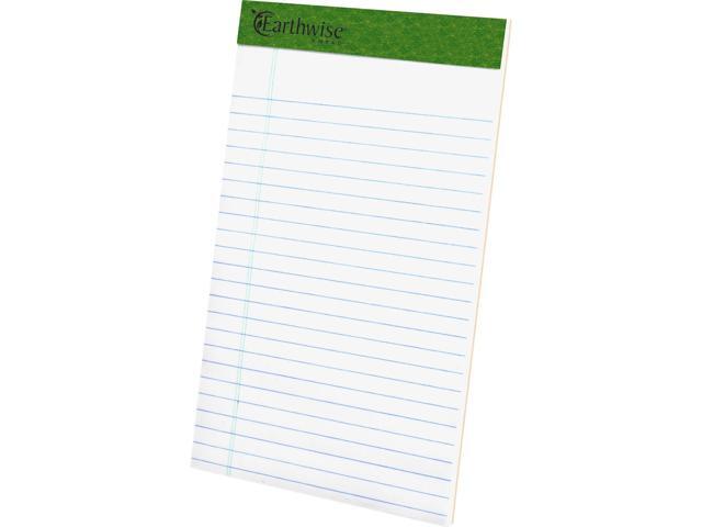 TOPS Perforated Jr. Legal Rule Pads, 5' x 8', Legal Rule, 50 Sheets Per Pad, White, Pack Of 12