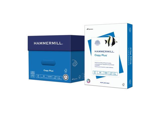 Hammermill(R) Copy Plus MP Paper, 8 1/2in. x 11in., 20 Lb, 500 Sheets Per Ream, Case Of 10 Reams, 105007