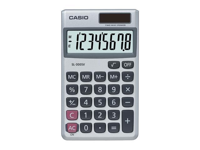 Casio® SL-300SV Handheld Display Calculator