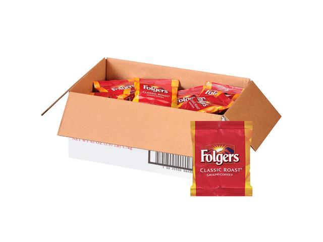 Folgers® Single-Serve Coffee Packets, Classic Roast, Carton Of 42